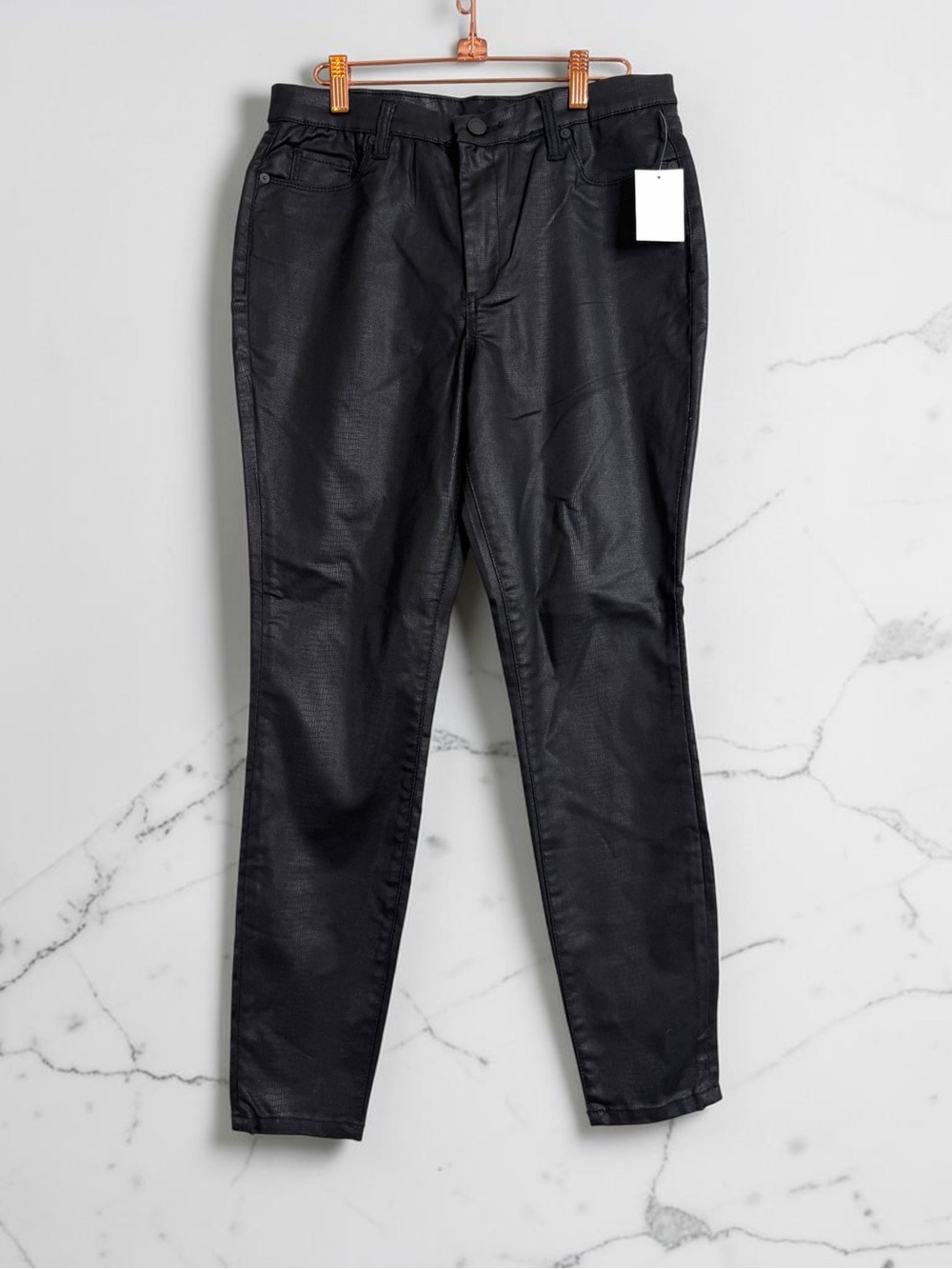 NWT BLANKNYC The Bond Skinny Jeans Mid Rise Stretch Denim Black Panther 31